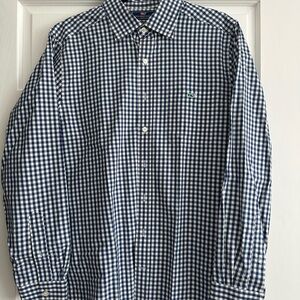 Vineyard Vines Men's Blue Checkered Shirt